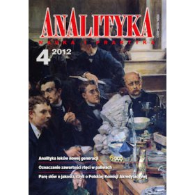 Analityka 4 / 2012